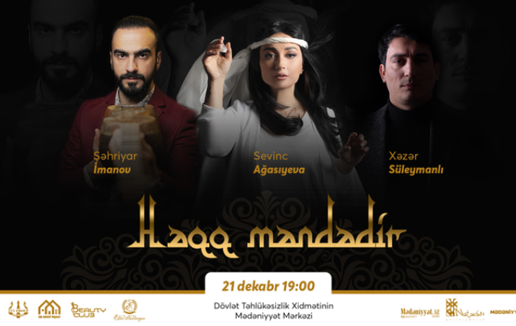 “Həqq məndədir” adlı solo konsert olacaq