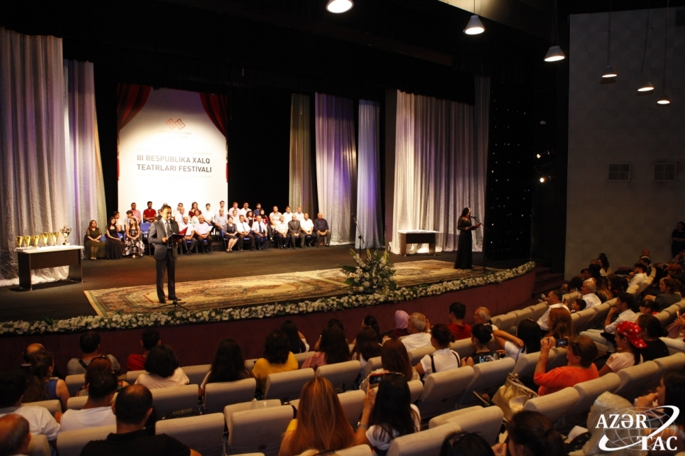 Xalq Teatrları Festivalı başa çatıb