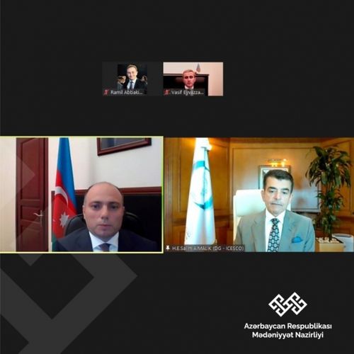 Anar Kərimov ICESCO-nun baş direktoru ilə onlayn görüş keçirdi