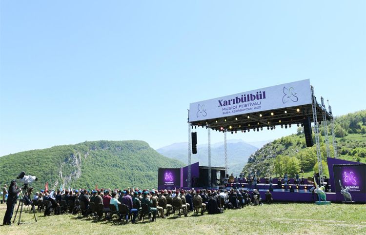 Şuşada "Xarıbülbül" festivalı
