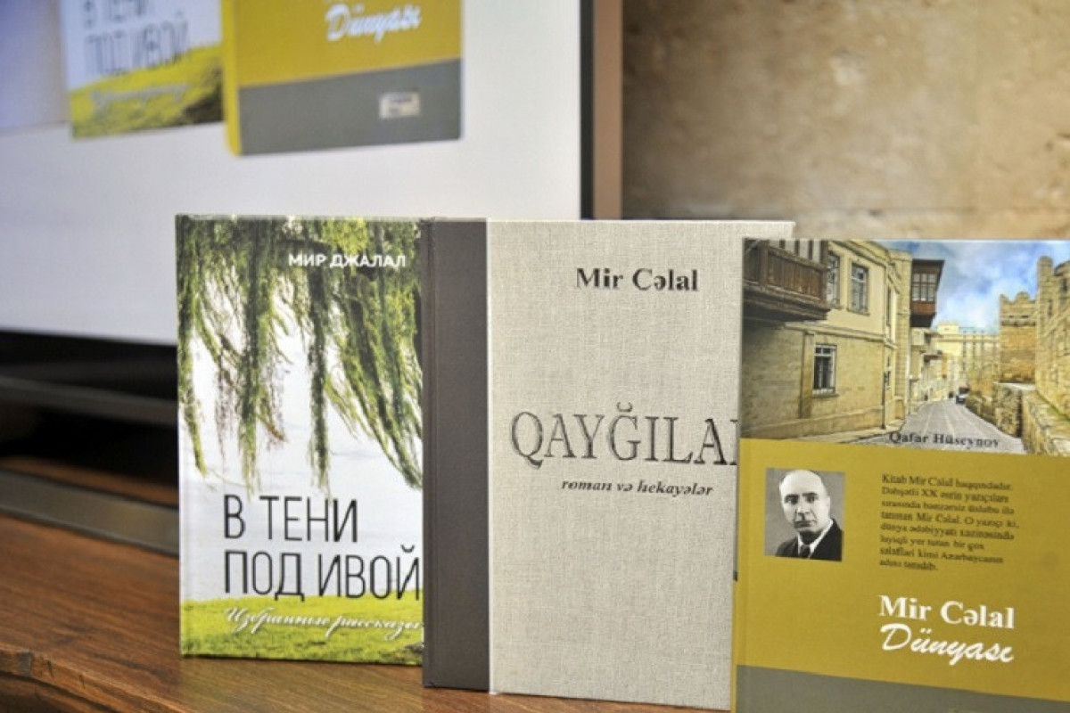 Yazıçı Mir Cəlalın üç kitabı təqdim olundu 