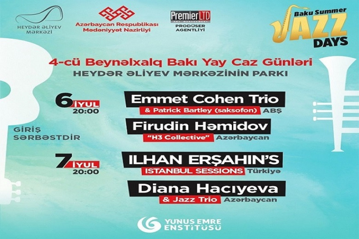 "Baku Summer Jazz Days" festivalı baş tutacaq 