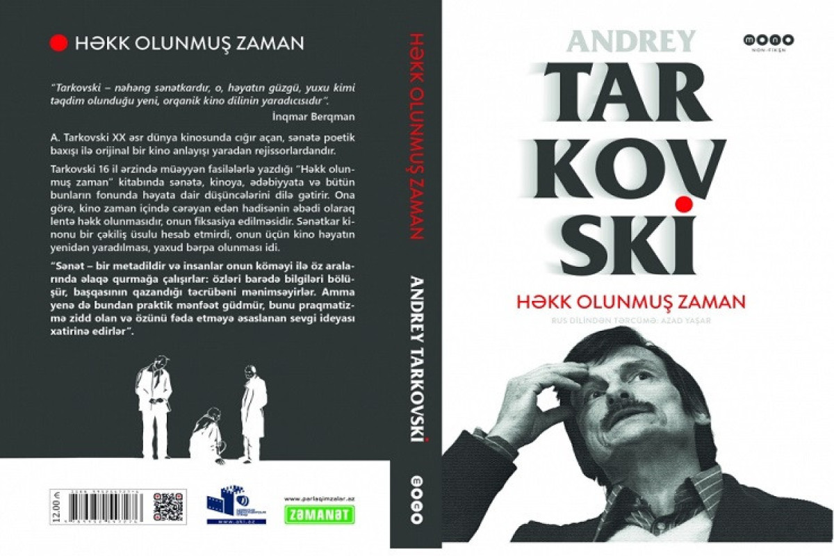 Tarkovskinin kitabı Azərbaycan dilində çap olundu 
