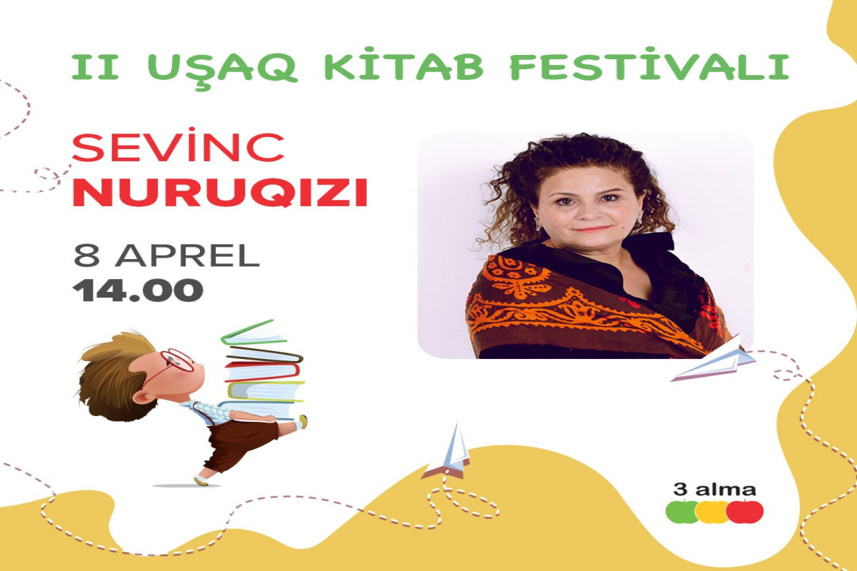 “3 alma” II Uşaq Kitab Festivalında iştirak edəcək 