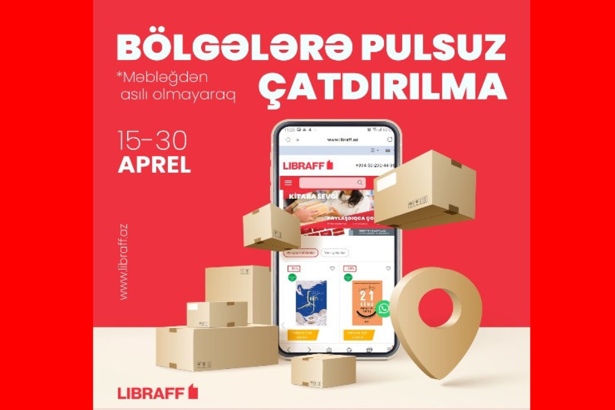 ˝LIBRAFF˝dan bölgələrdəki oxuculara şad xəbər 