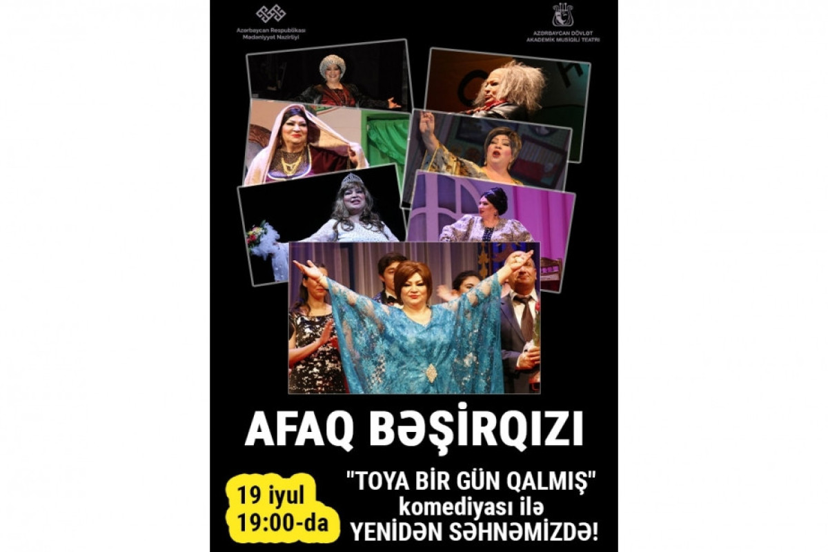 "Toya bir gün qalmış" komediyası yenidən Musiqili Teatrın səhnəsində 
