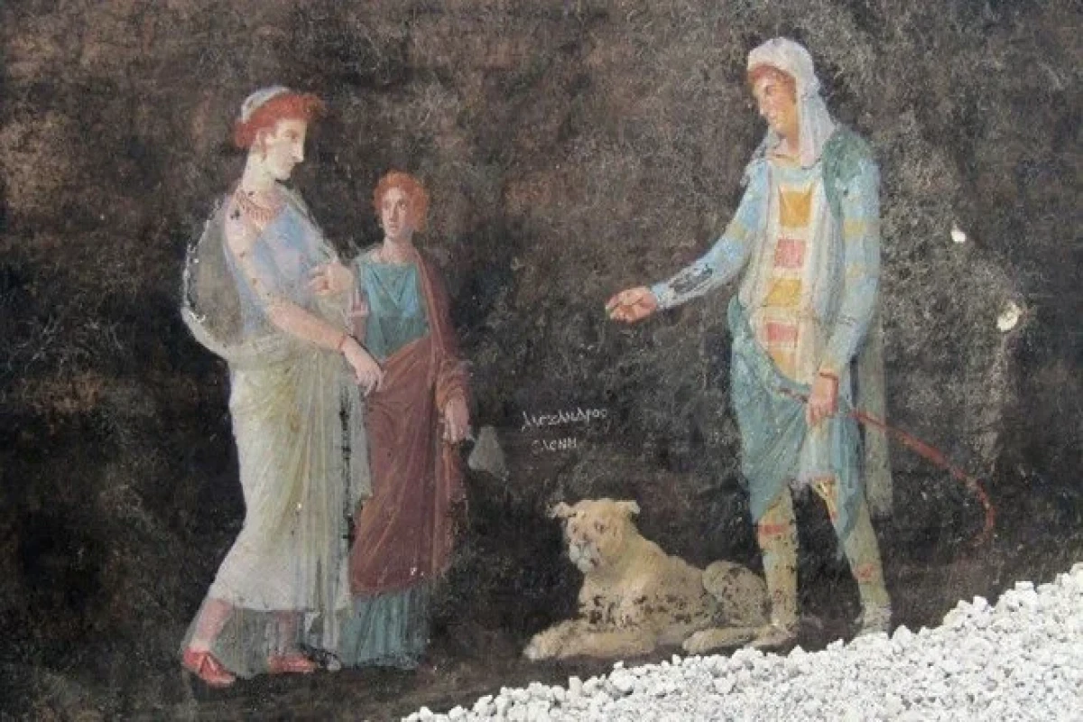 Troyalı Yelenanın 2 min illik tablosu tapıldı 