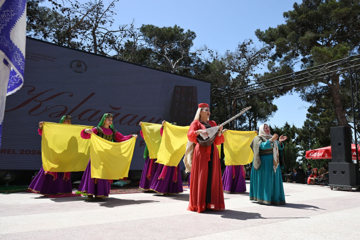 Xətai rayonunda “Kəlağayı festivalı” keçirildi 