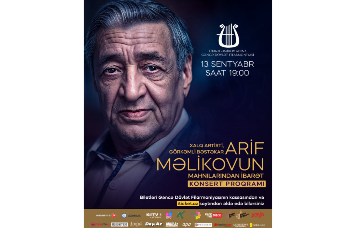 Arif Məlikovun mahnılarından ibarət konsert keçiriləcək 