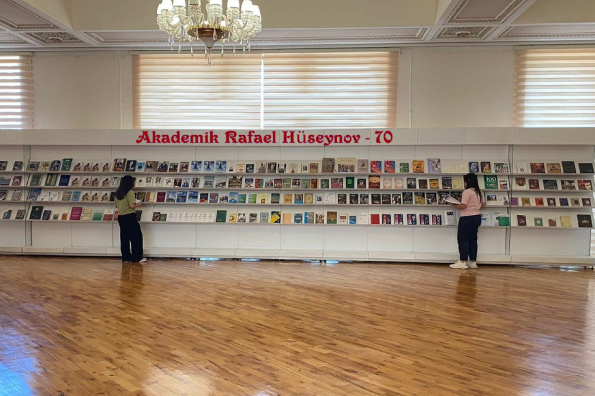 “Akademik Rafael Hüseynov - 70”  adlı kitab sərgisi açıldı