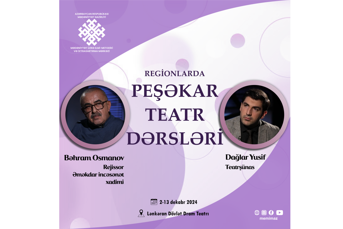 “Peşəkar teatr dərsləri” layihəsi Lənkəranda 