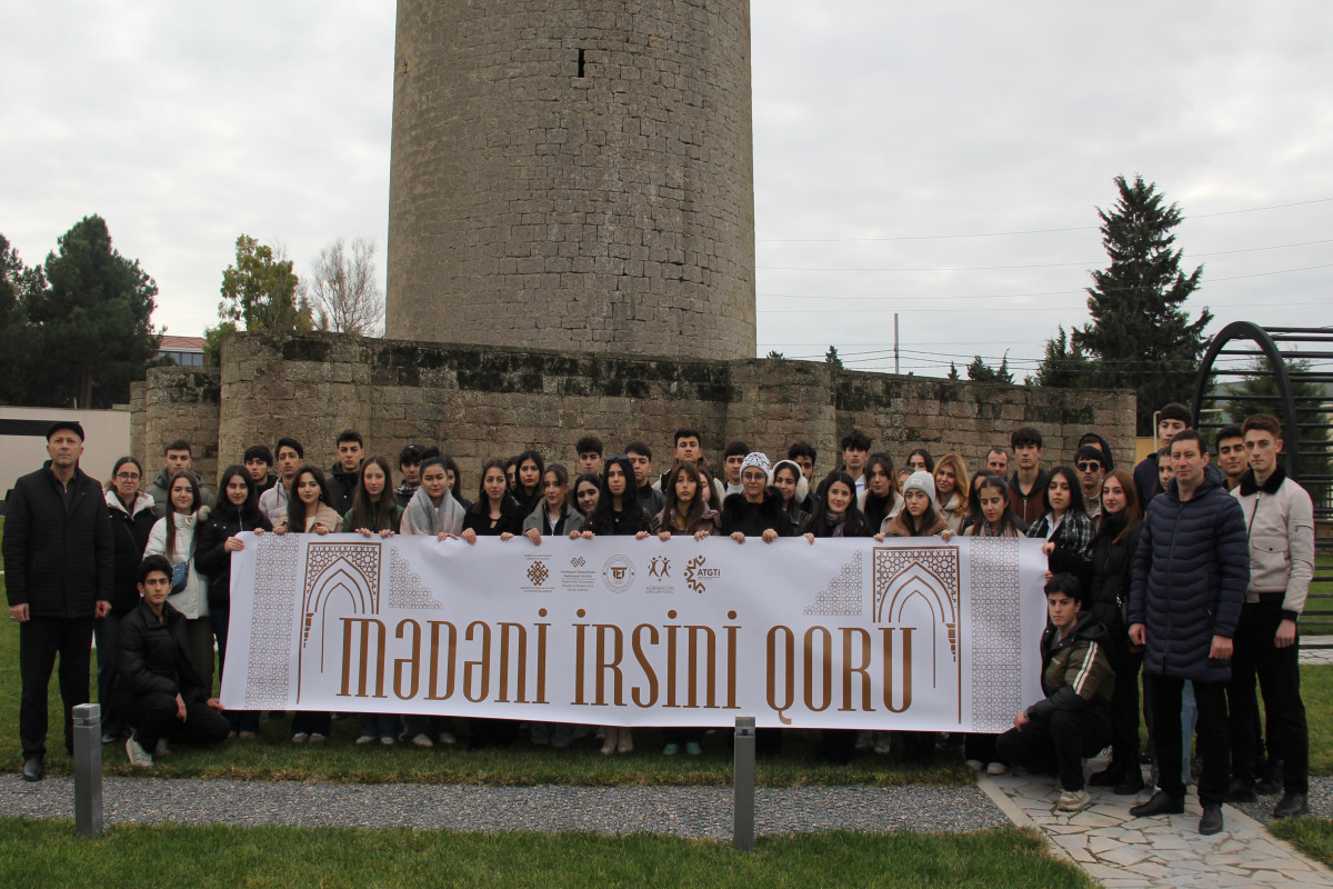 ​​​​​​​“Mədəni irsini qoru” layihəsi Böyük və Kiçik Mərdəkan qəsrlərinə infoturla davam edib 