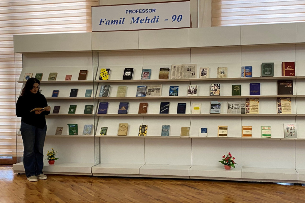 Milli Kitabxanada “Professor Famil Mehdi – 90” kitab sərgisi açıldı 