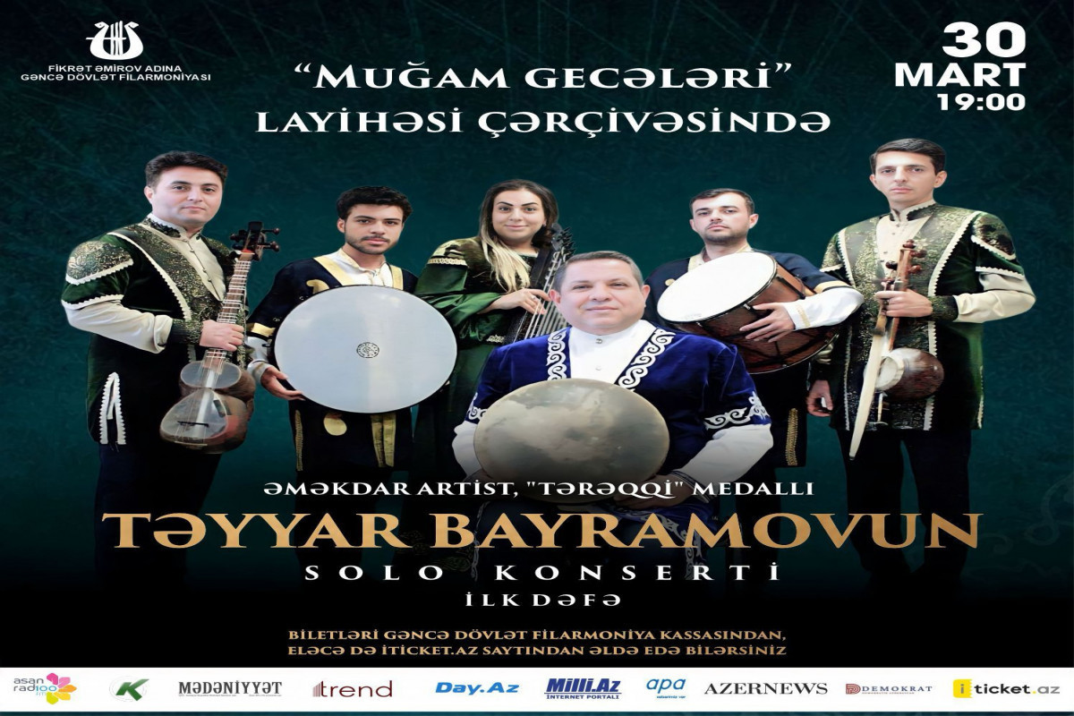 Gəncə Filarmoniyasında Təyyar Bayramovun solo konserti olacaq
 