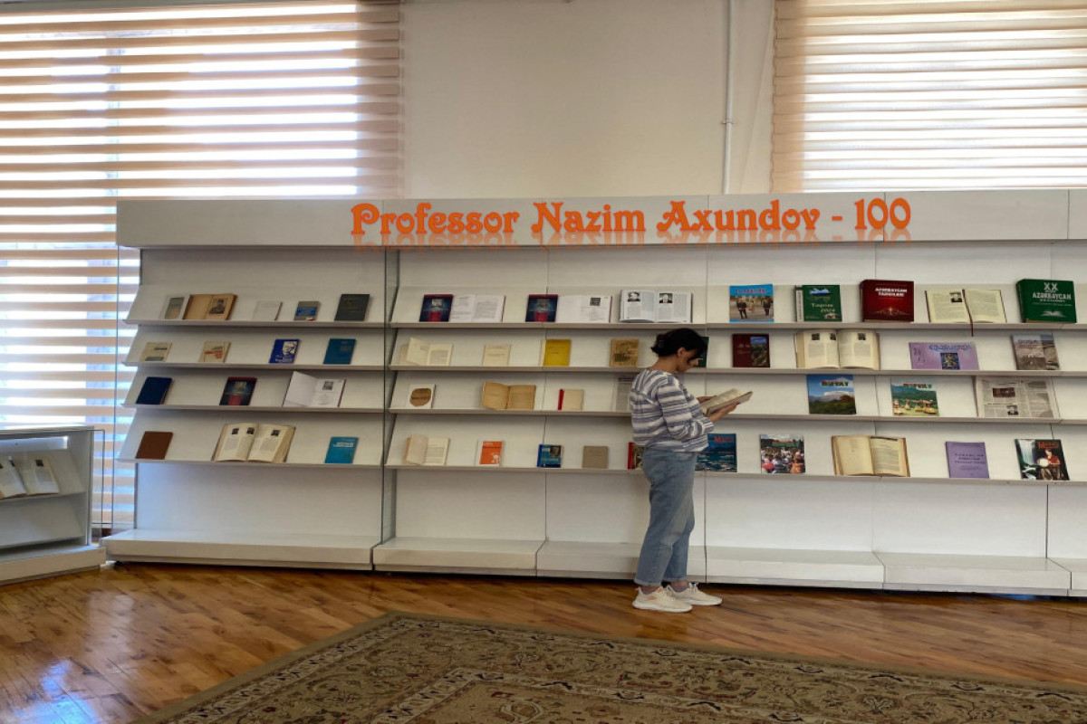 “Professor Nazim Axundоv-100”  adlı kitab sərgisi açıldı