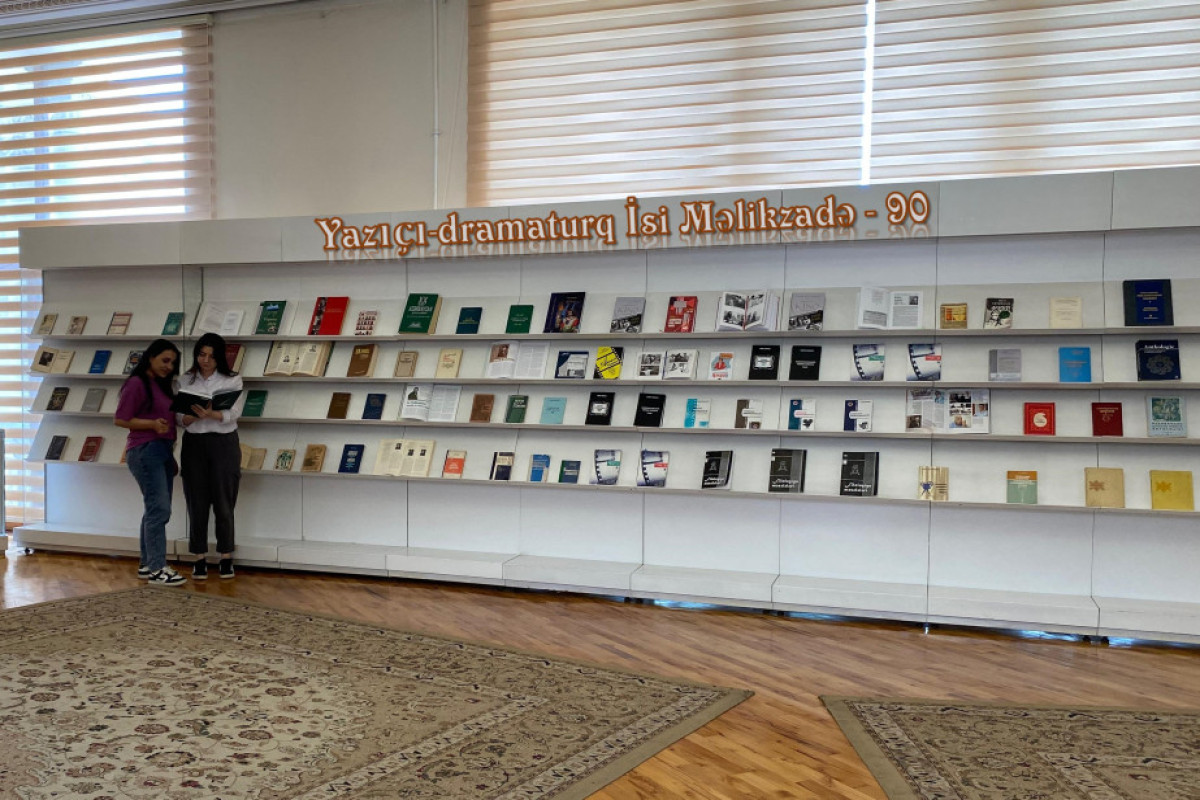 “Yazıçı-dramaturq İsi Məlikzadə - 90”  adlı kitab sərgisi açıldı