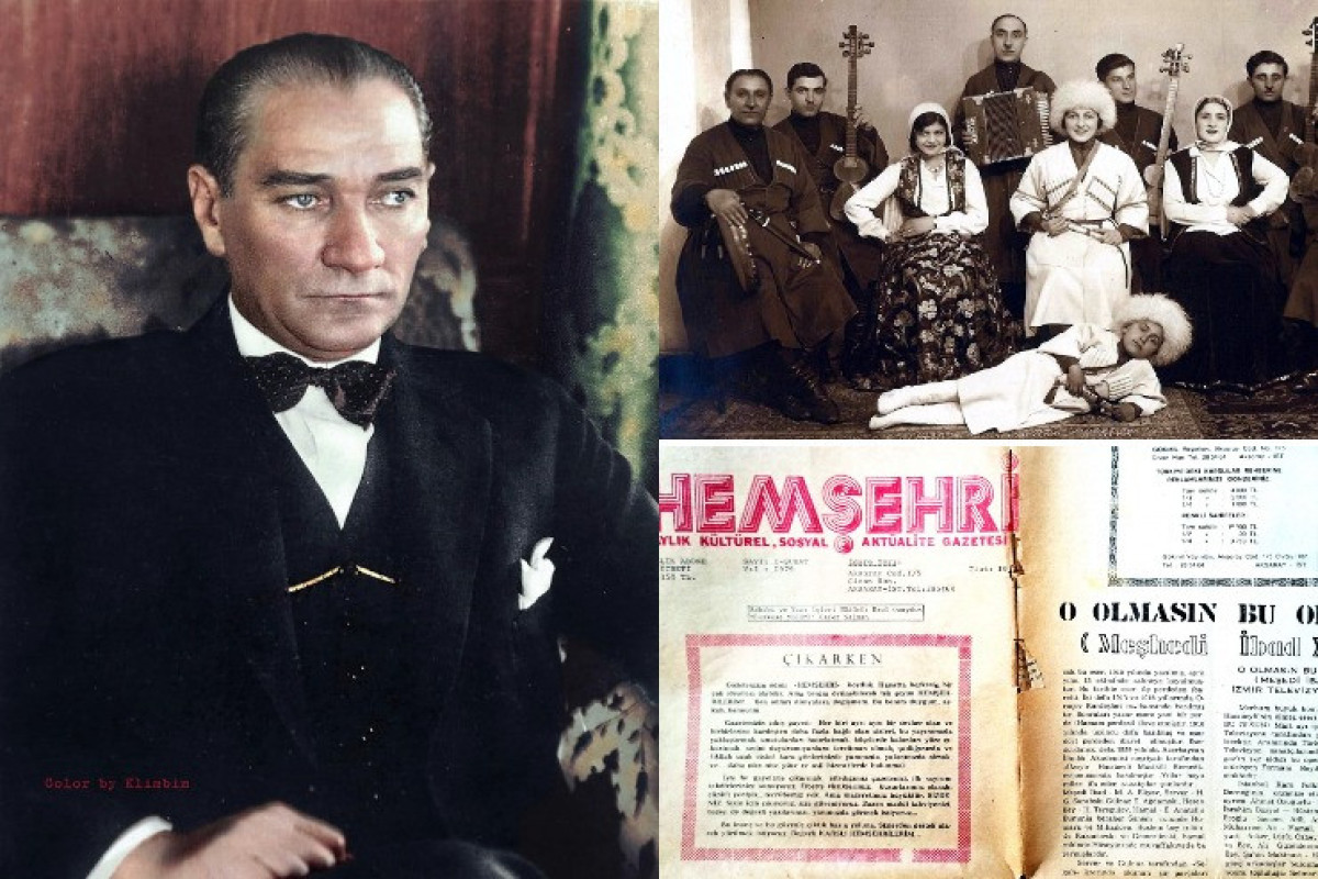 Atatürkün qarşısında tamaşa göstərən azərbaycanlıların hekayəsi - Heç yerdə tapılmayan "Hemşehri" qəzetində yazılanlar 