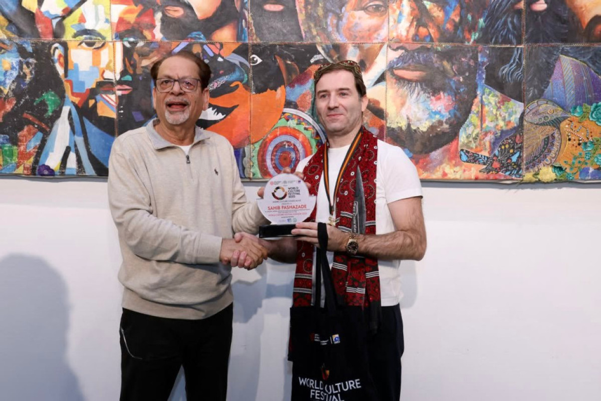 Əməkdar artist Sahib Paşazadə Pakistanda fəxri medalla təltif edilib 