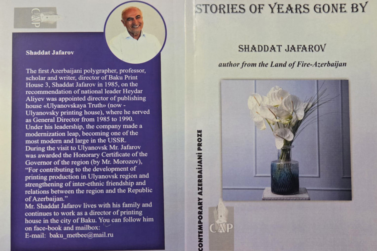 Şəddat Cəfərovun hekayələr kitabı ingilis dilində çap olundu 