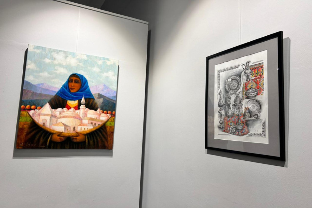 Şimali Kiprə həsr edilmiş rəsm əsərləri nümayiş olundu 