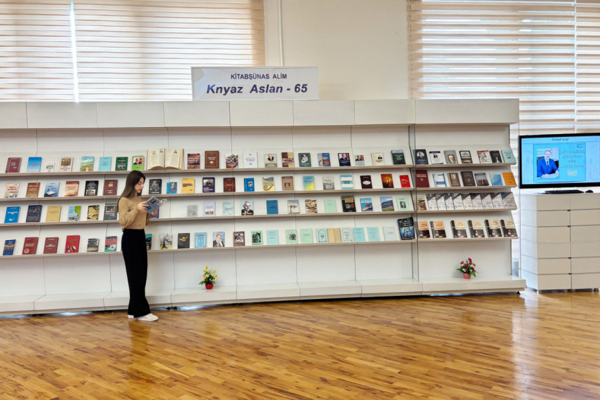 Knyaz Aslanın 65 illiyinə həsr olunmuş kitab sərgisi açıldı 