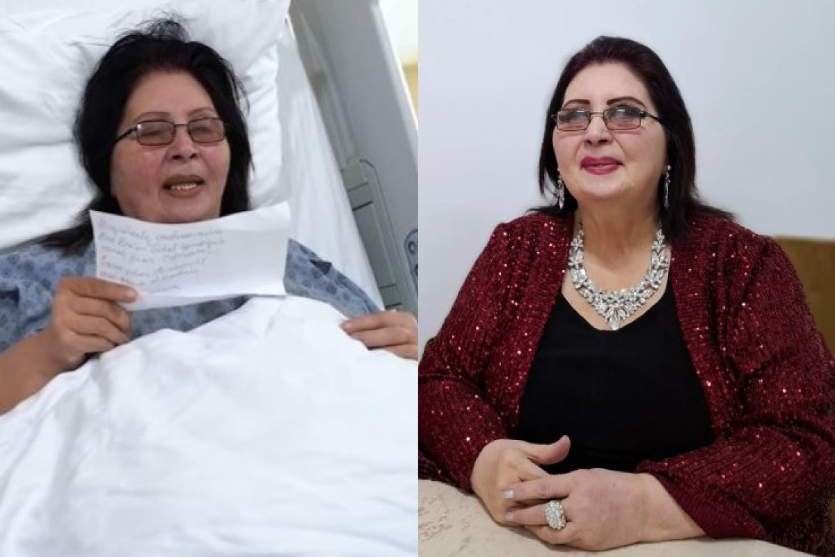 Şahnaz Haşımova əməliyyatdan sonra - Foto 