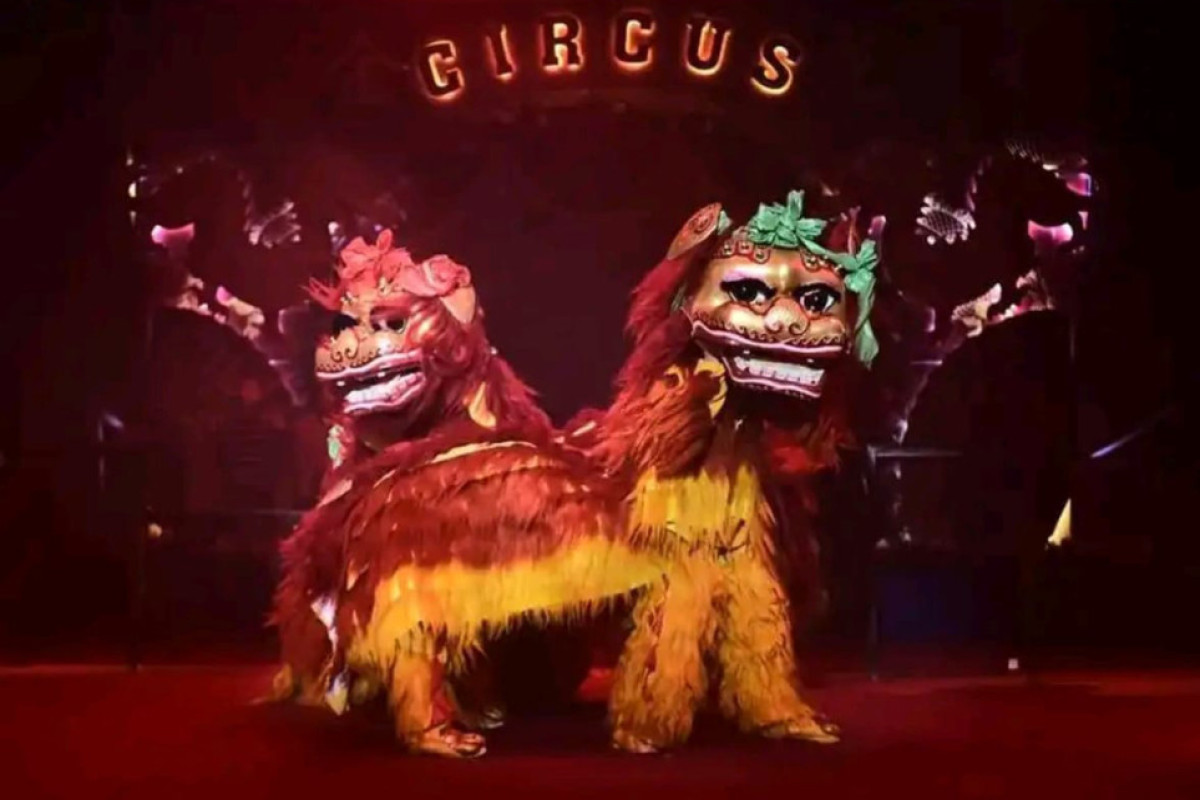 Çinin sirk truppası  Bakıda