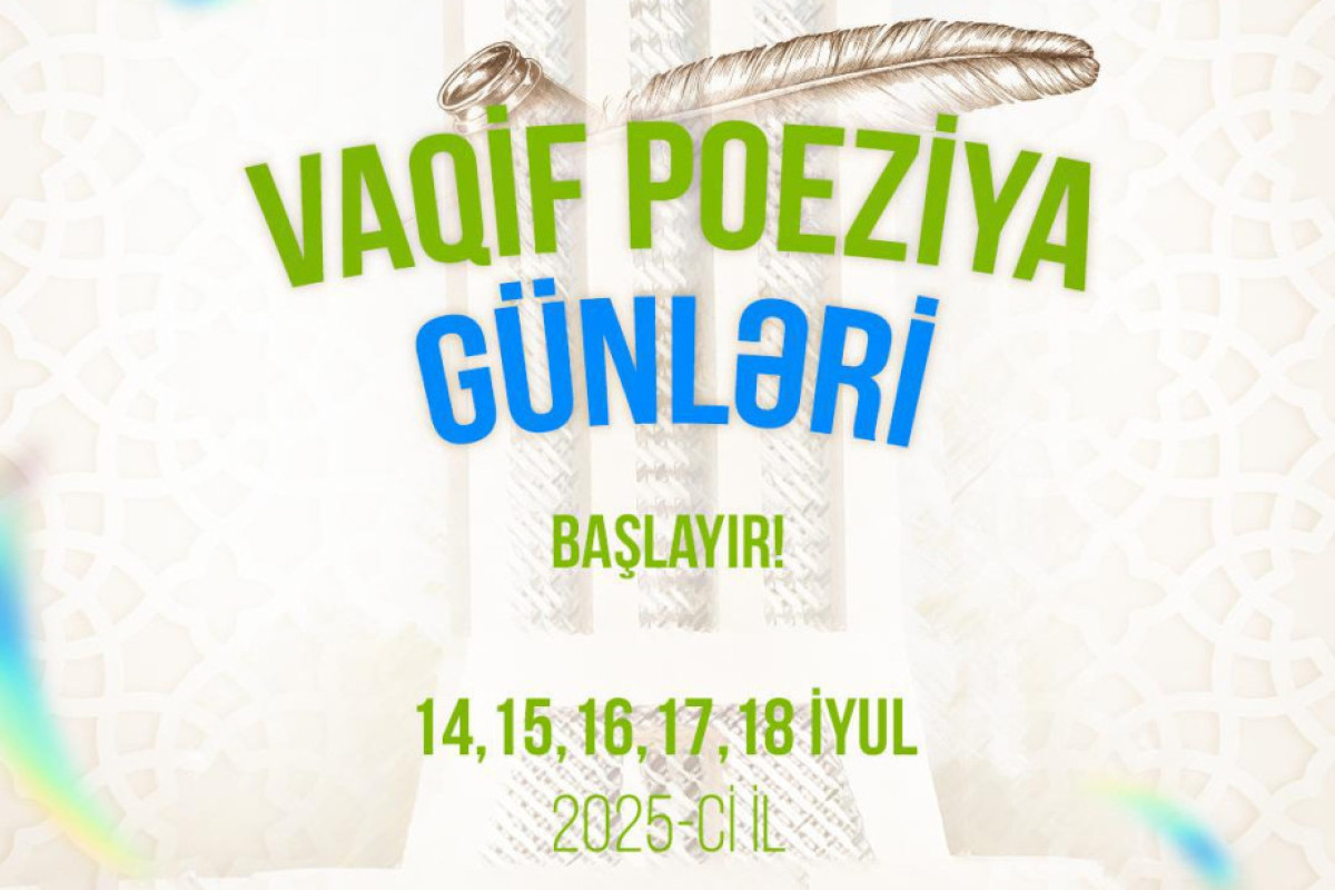 Vaqif Poeziya Günləri keçiriləcək