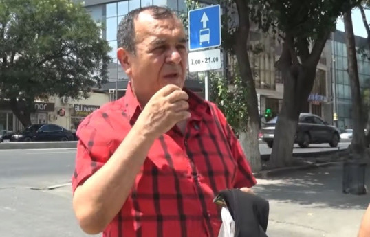 Allahverdi Yolçuyev küçələrdə...