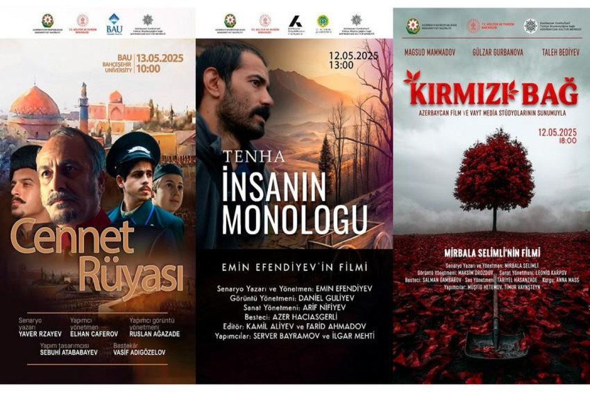 Türkiyədə Azərbaycan Kino Günləri keçiriləcək