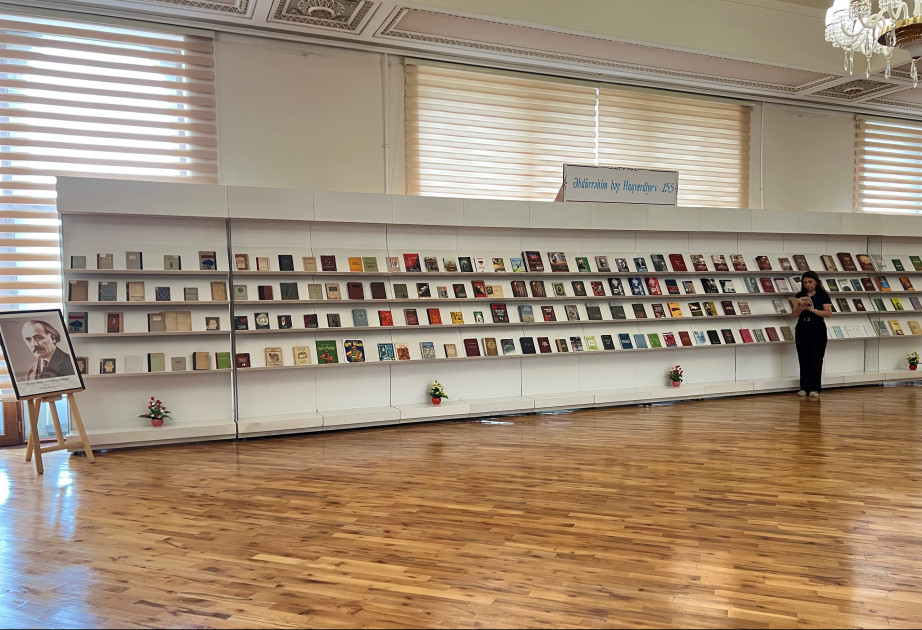 “Əbdürrəhim bəy Haqverdiyev – 155” adlı geniş kitab sərgisi açıldı