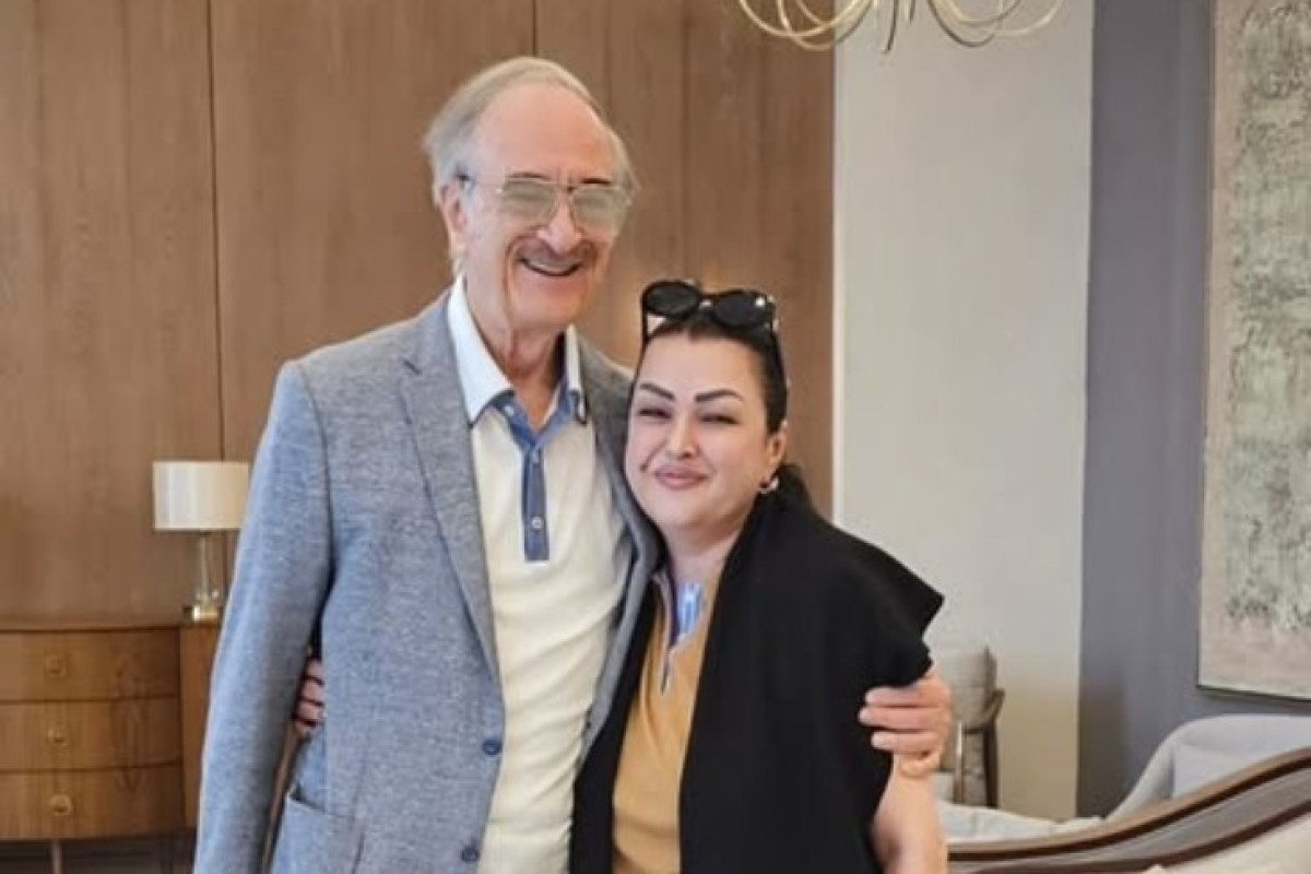Firəngiz Mütəllimova Polad Bülbüloğlu ilə fotolarını yayımladı