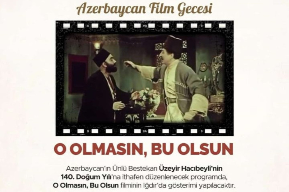İğdırda Üzeyir Hacıbəylinin “O olmasın, bu olsun” komediyası göstərilib 