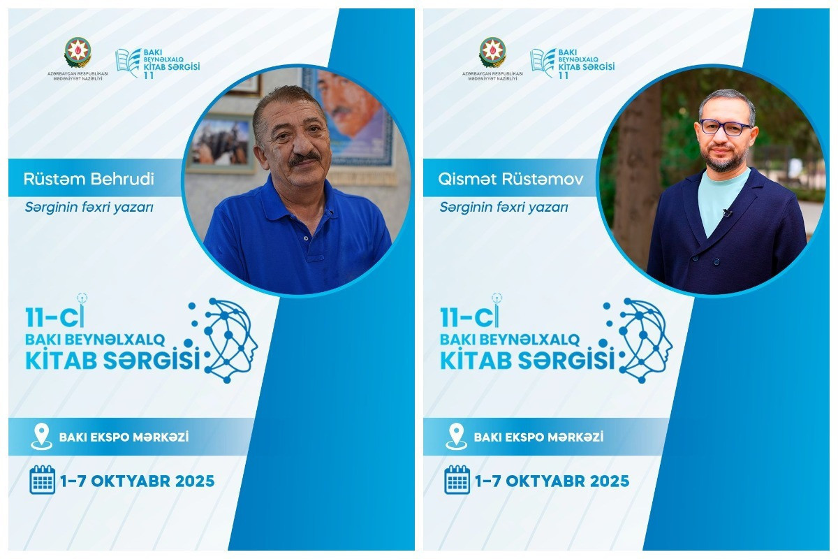 Bakı Beynəlxalq Kitab Sərgisinin fəxri yazarları məlum olub 