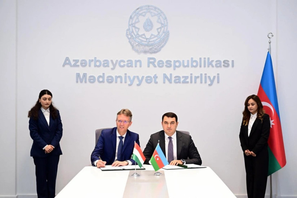 Azərbaycanla Macarıstan arasında mədəni əməkdaşlığa dair proqram imzalanıb 