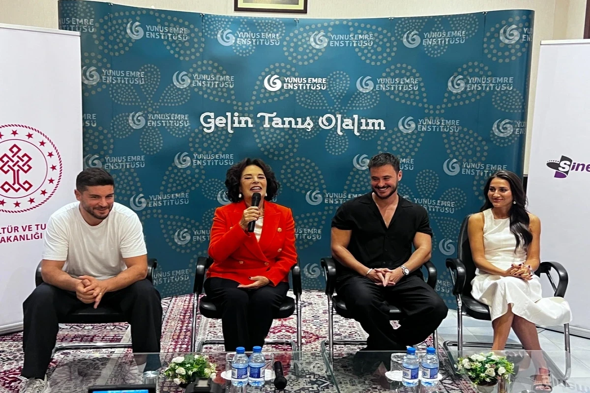 Bakıda məşhur türk aktyorlarla görüş keçirilib 