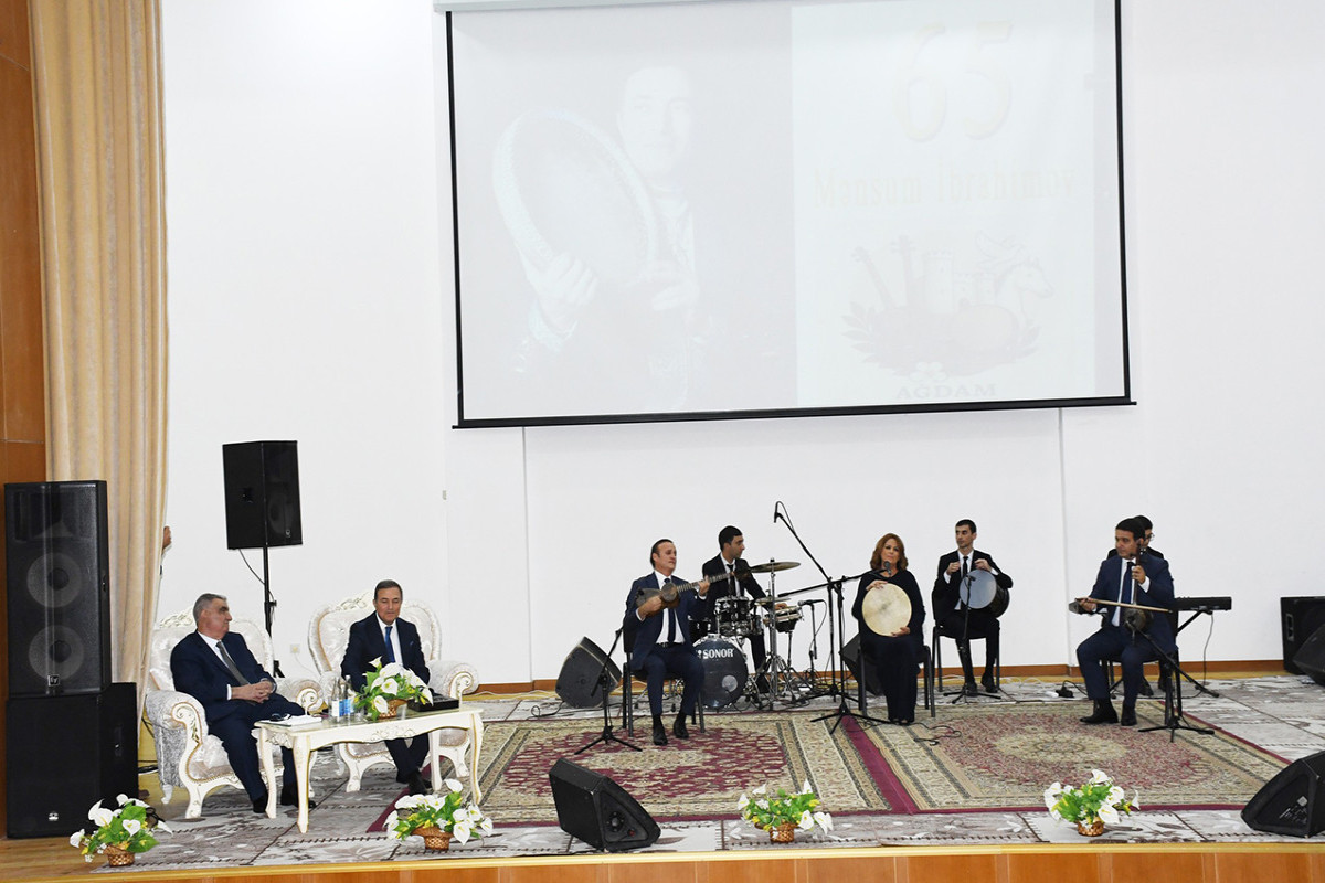 Ağdamda Mənsum İbrahimovun 65 illik yubileyi qeyd olundu 