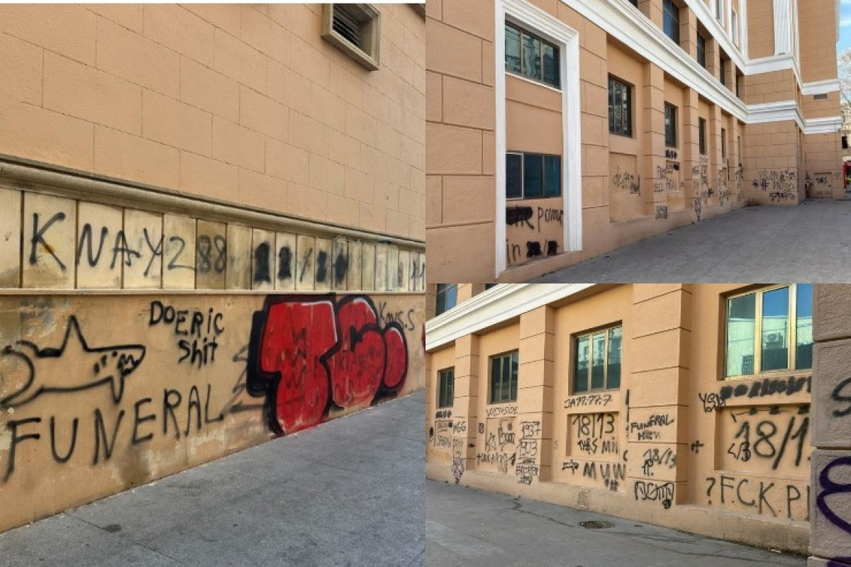 "Bu, birbaşa vandallıqdır!" - Nizami Kino Mərkəzinin divarlarına çəkilən cizmaqaların məqsədi nə idi? 