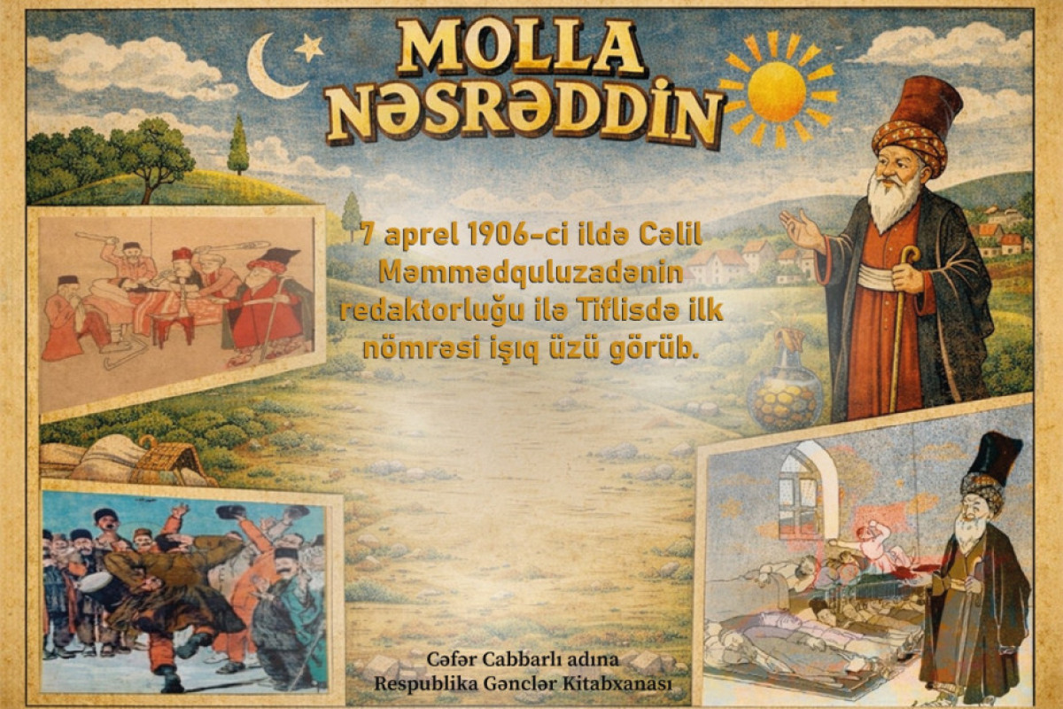 "Molla Nəsrəddin"in 120 illiyi münasibətilə virtual sərgi və biblioqrafik icmal hazırlandı 