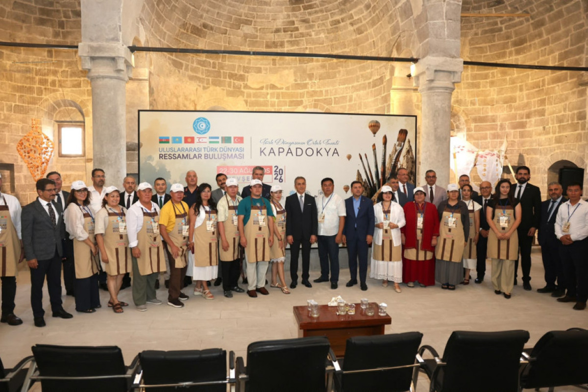 Türk dünyasının rəssamları Kapadokiyada  