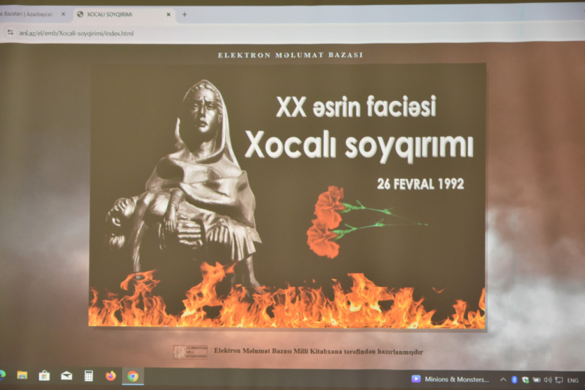 “Xocalı soyqırımı”  adlı elektron məlumat bazasının təqdimatı oldu