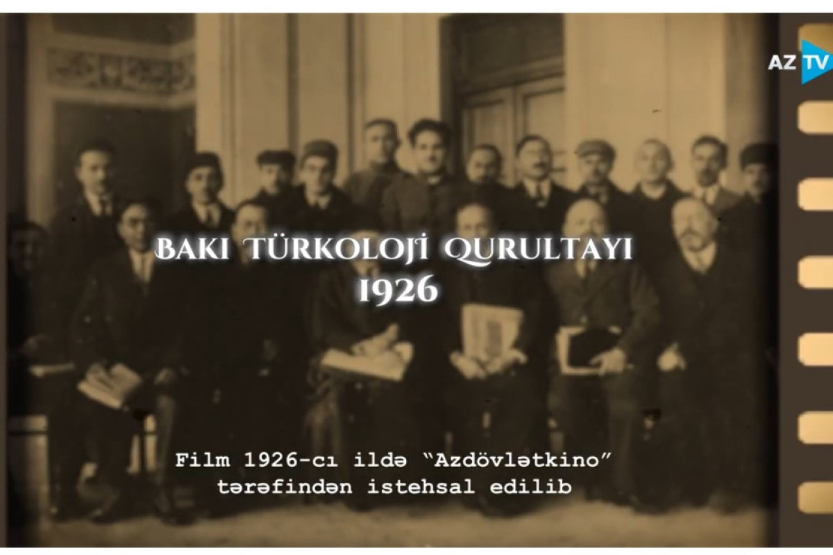 Birinci Türkoloji Qurultayın görüntüləri yenidən bərpa olundu 