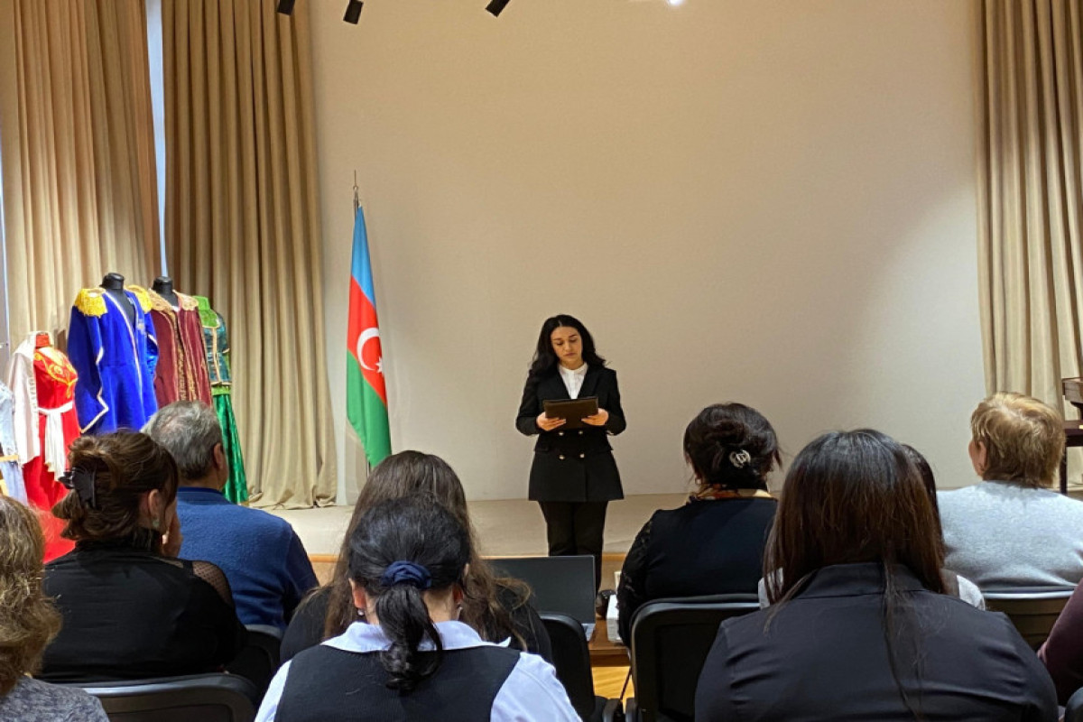 Teatr Muzeyində 20 Yanvar faciəsinə həsr olunmuş tədbir keçirildi 