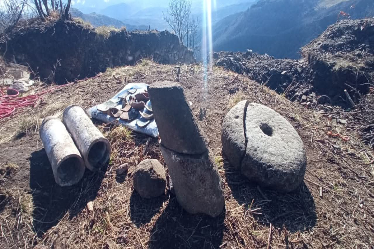 Niyal qalasında dəfinə axtaranlar məsuliyyətə cəlb edilidi 