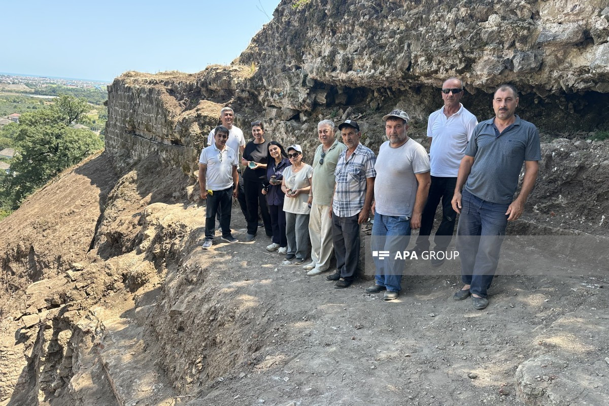 Astarada Əlişa qalasında qazıntılar zamanı qədim memarlıq elementləri aşkarlandı 