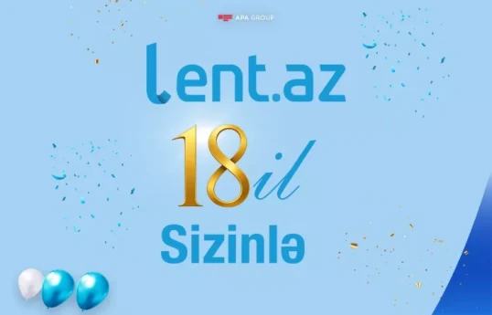Lent.az-ın 18 yaşı...