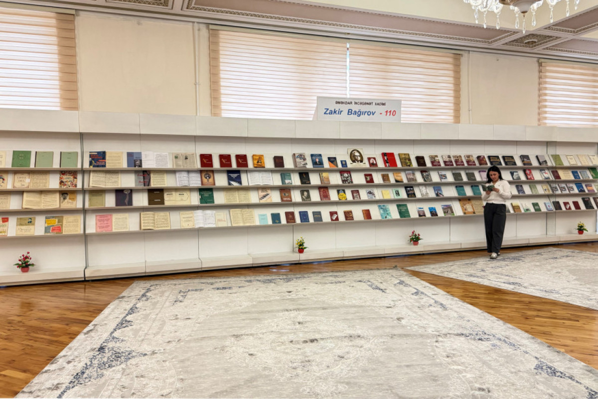 “Əməkdar incəsənət xadimi Zakir Bağırov - 110”  adlı sərgi açıldı