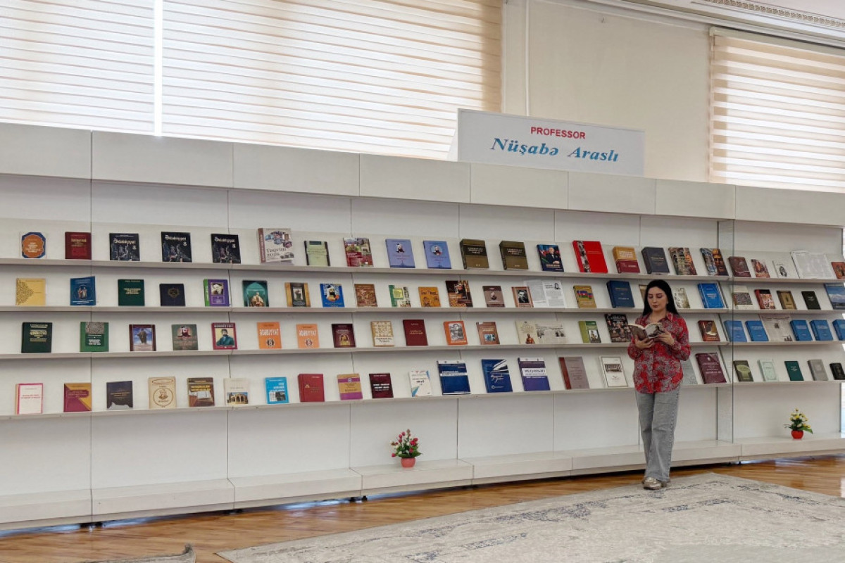 Nüşabə Araslının 85 illiyinə həsr olunmuş kitab sərgisi açıldı 