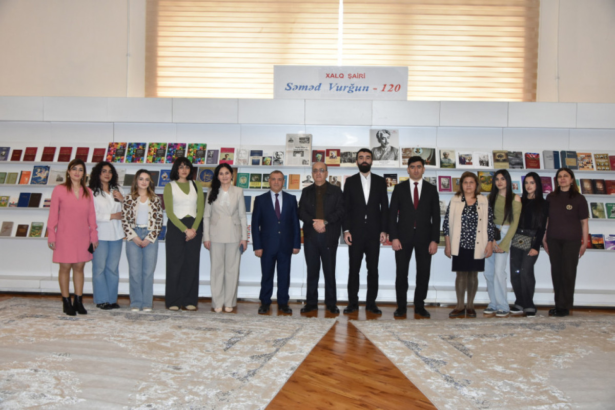 “XX əsr Azərbaycan ədəbiyyatının görkəmli siması Səməd Vurğun”  mövzusunda tədbir keçirildi