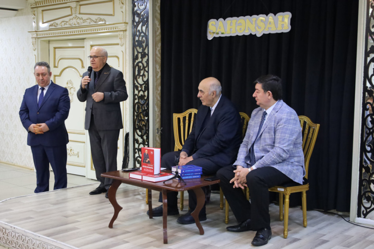 “Sözüm-söhbətim Ağbaba”  kitabının təqdimatı oldu